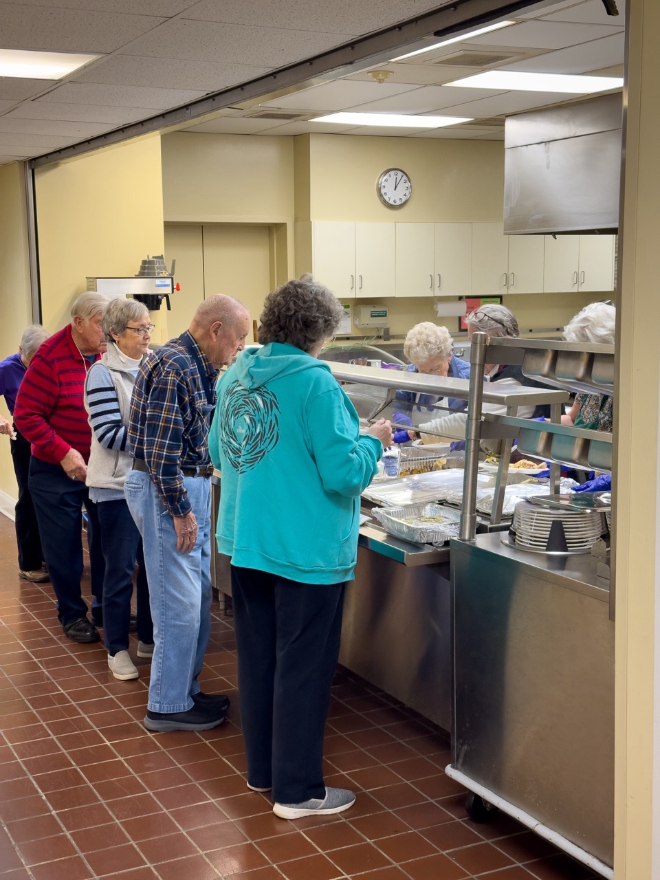 January 31 lunch line